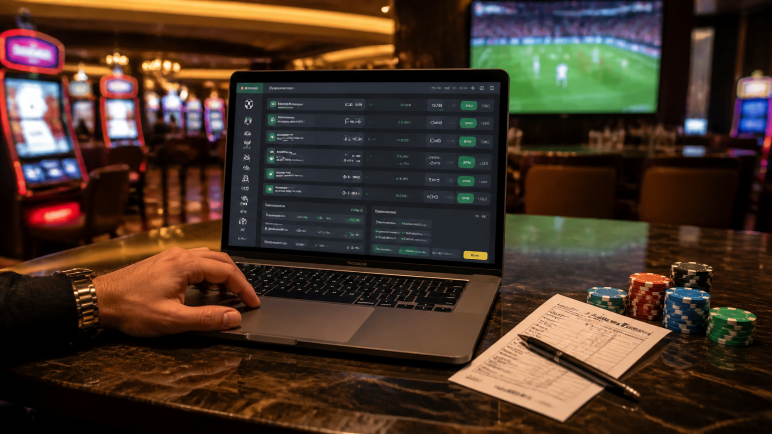 What makes a sports betting site worth considering: best sports betting sites Singapore Sports betting site on laptop with odds and betting slip
