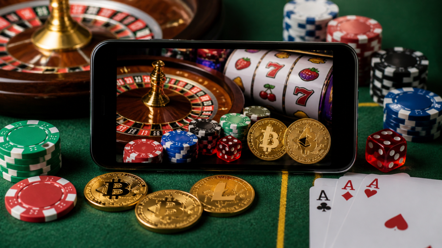 How to Evaluate the Best Crypto Casino for Smart Play Crypto casino games on a phone with digital coins and casino interface