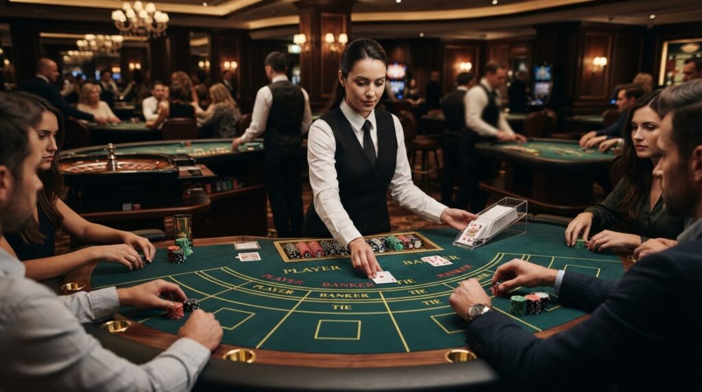 Trang Đánh Baccarat Uy Tín: Hướng Dẫn Lựa Chọn & Trải Nghiệm Bàn chơi baccarat chuyên nghiệp tại sòng bài trực tuyến
